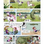 Dinosaurier und Einhörner in einem Comic. Kann das gutgehen?